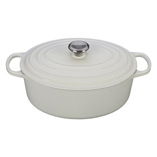 Le Creuset - 6.75 Qt Signature Oval Oven - White