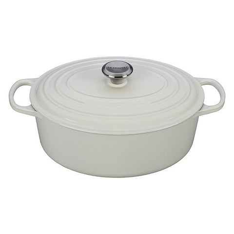 Le Creuset - 6.75 Qt Signature Oval Oven - White