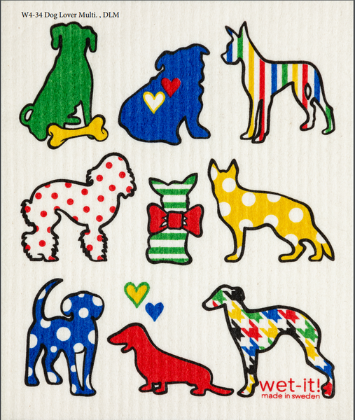 Wet-it! Swedish Dishcloth - Dog Lover