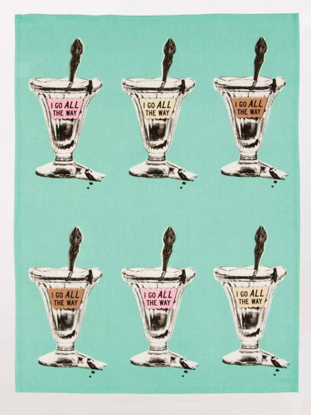 BlueQ Printed Dish Towel - I Go All The Way