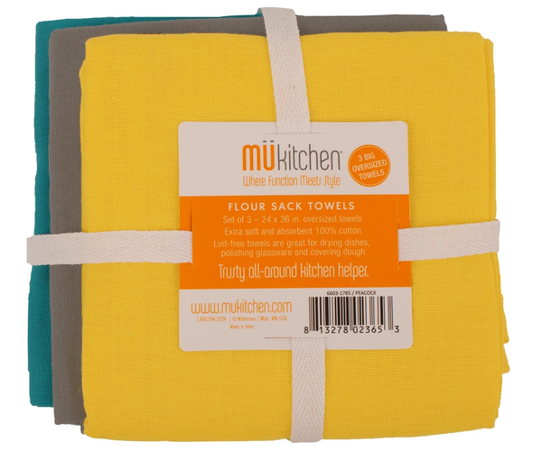 MU Kitchen- Flour Sack Towels- Wharf