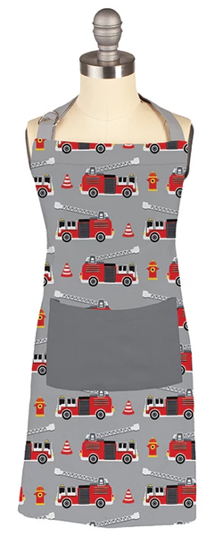 MU Kitchen- Kid's Apron- Fire Truck