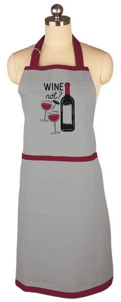 MU Kitchen- Apron- Wine Not