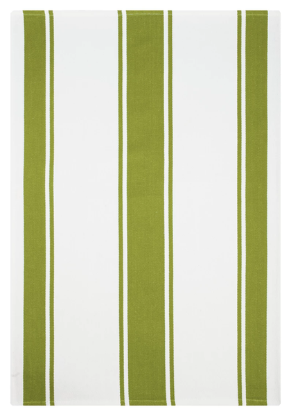 MU Kitchen- Stripe Towel- Cactus