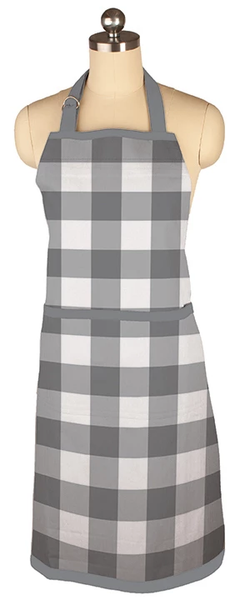 MU Kitchen- Apron- Gingham Gray