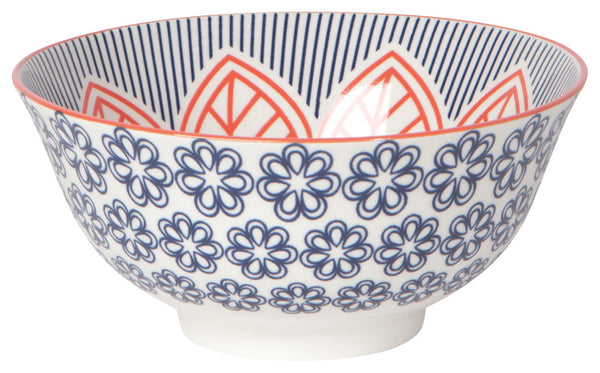 Now Designs 6" Stamped Bowl - Red Floral