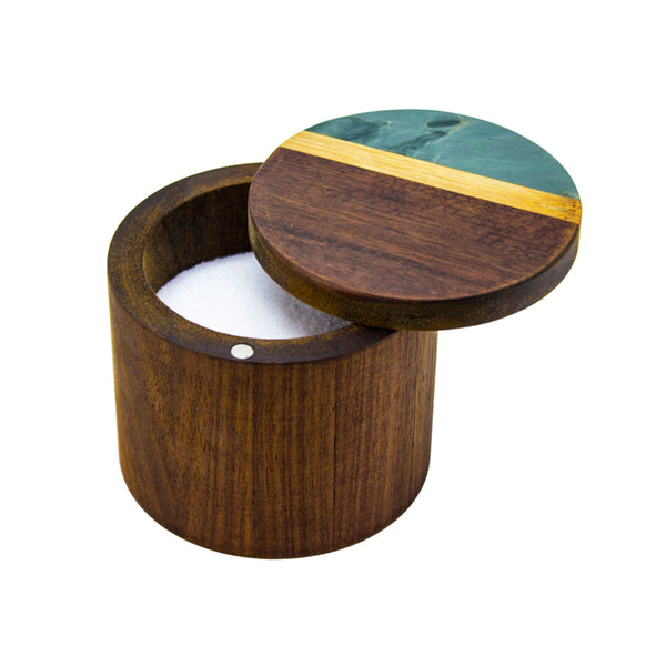 Totally Bamboo Slate & Acacia Salt Box